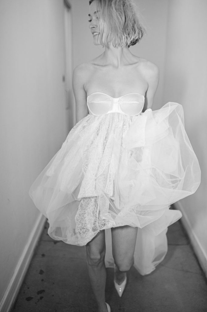 color theory wedding dress Danielle Frankel Joseph Rogero Photography